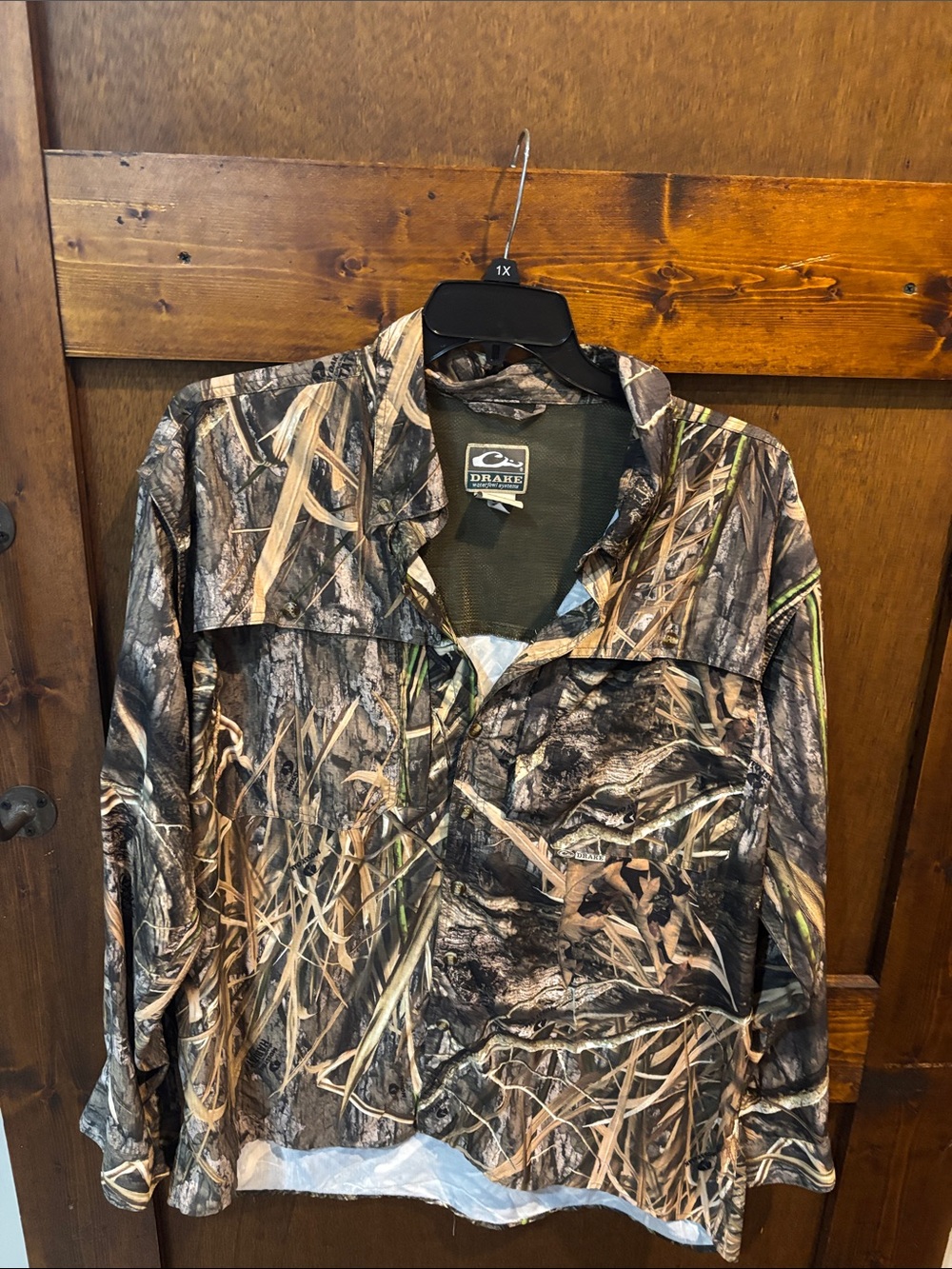 Drake LS breakup camo lightweight vented shirt